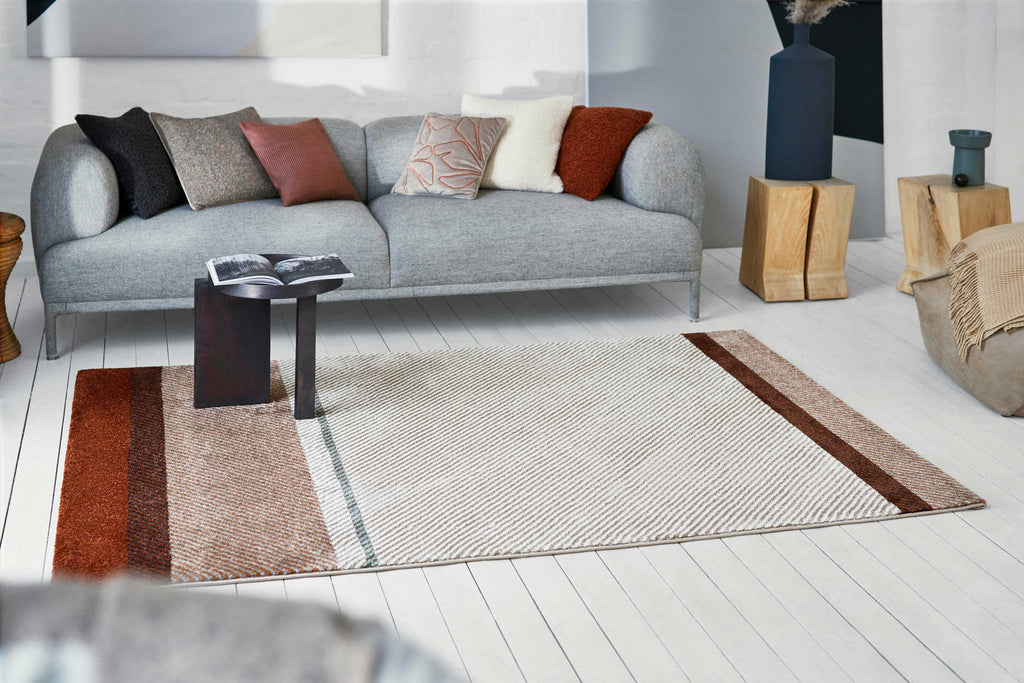 Esprit Teppich Taupe Braun Kurzflor "Eastwood"