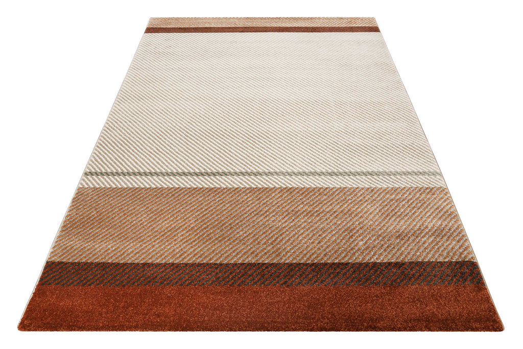 Esprit Teppich Taupe Braun Kurzflor "Eastwood"