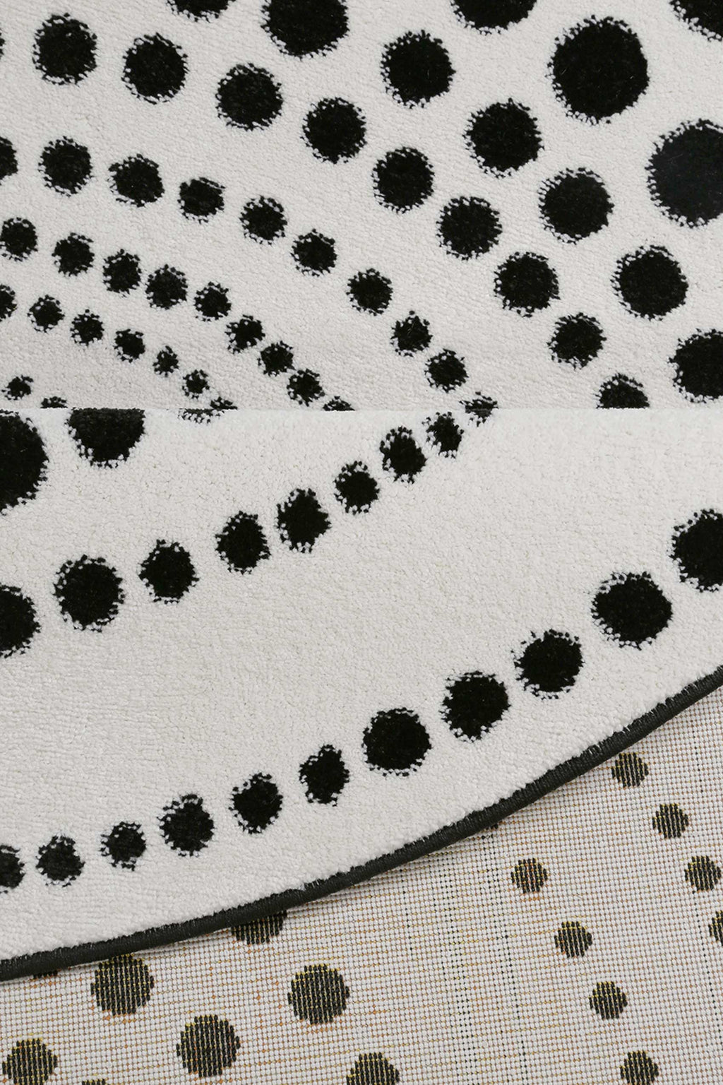 Esprit Teppich Schwarz Weiß Kurzflor "Eddy"