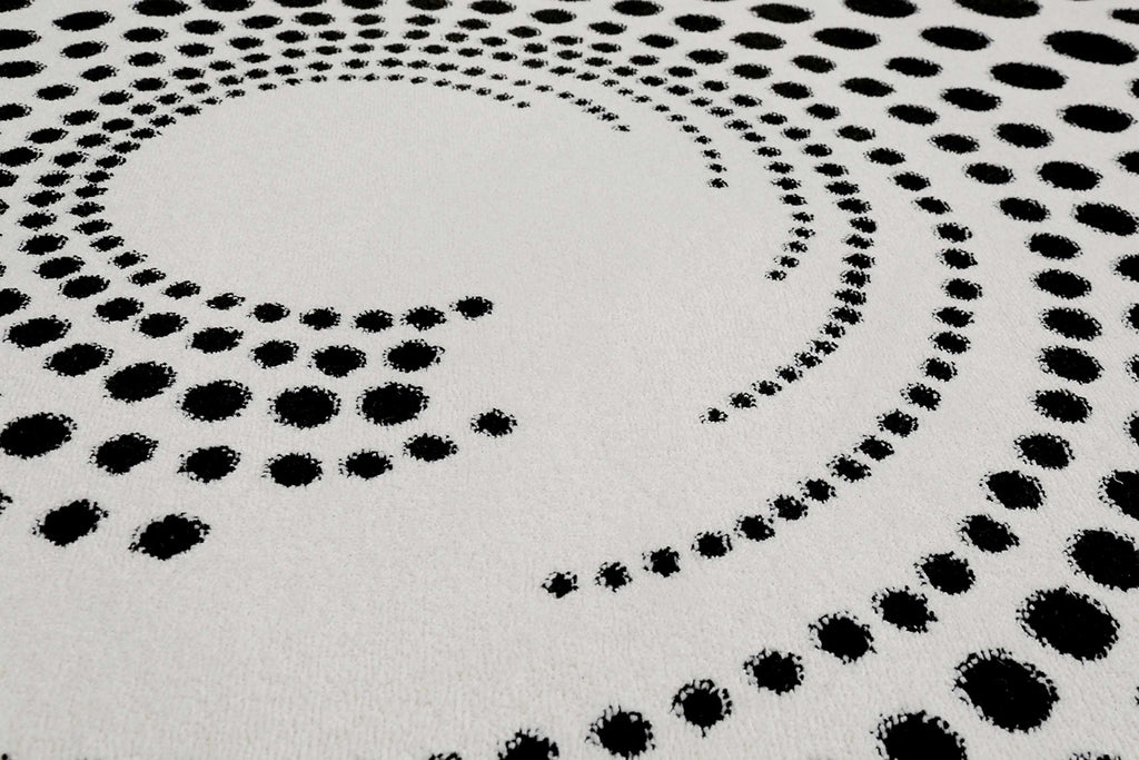 Esprit Teppich Schwarz Weiß Kurzflor "Eddy"