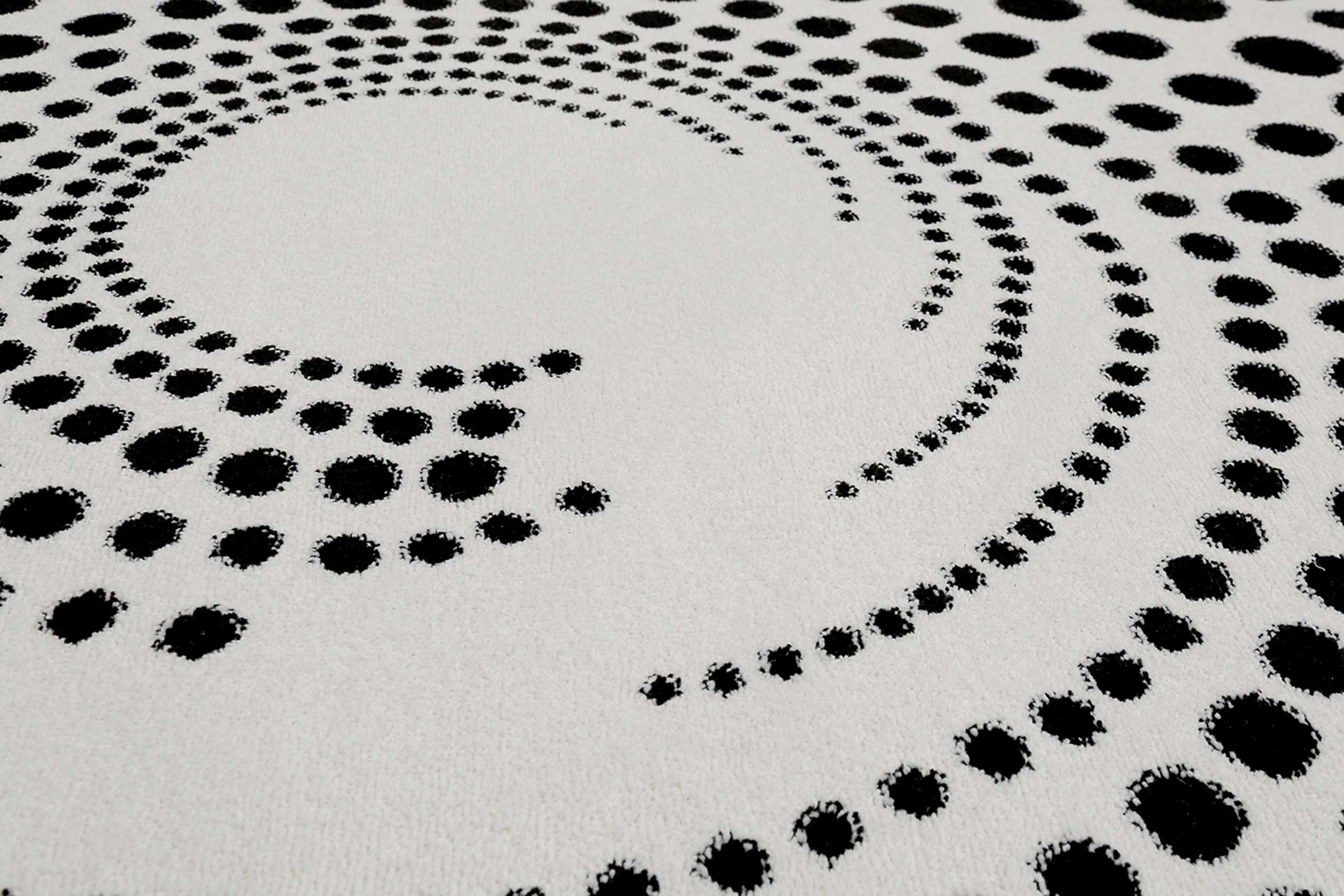 Esprit Teppich Schwarz Weiß Kurzflor "Eddy"