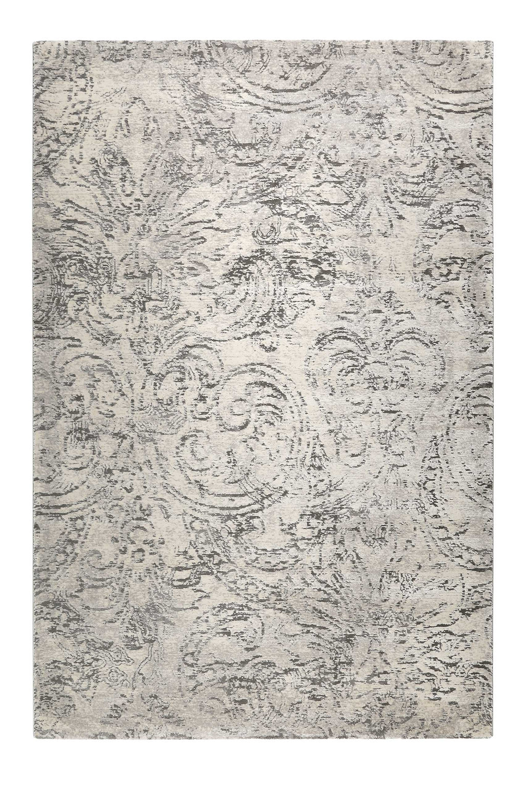 Esprit Teppich Weiß Grau Kurzflor "Elda"