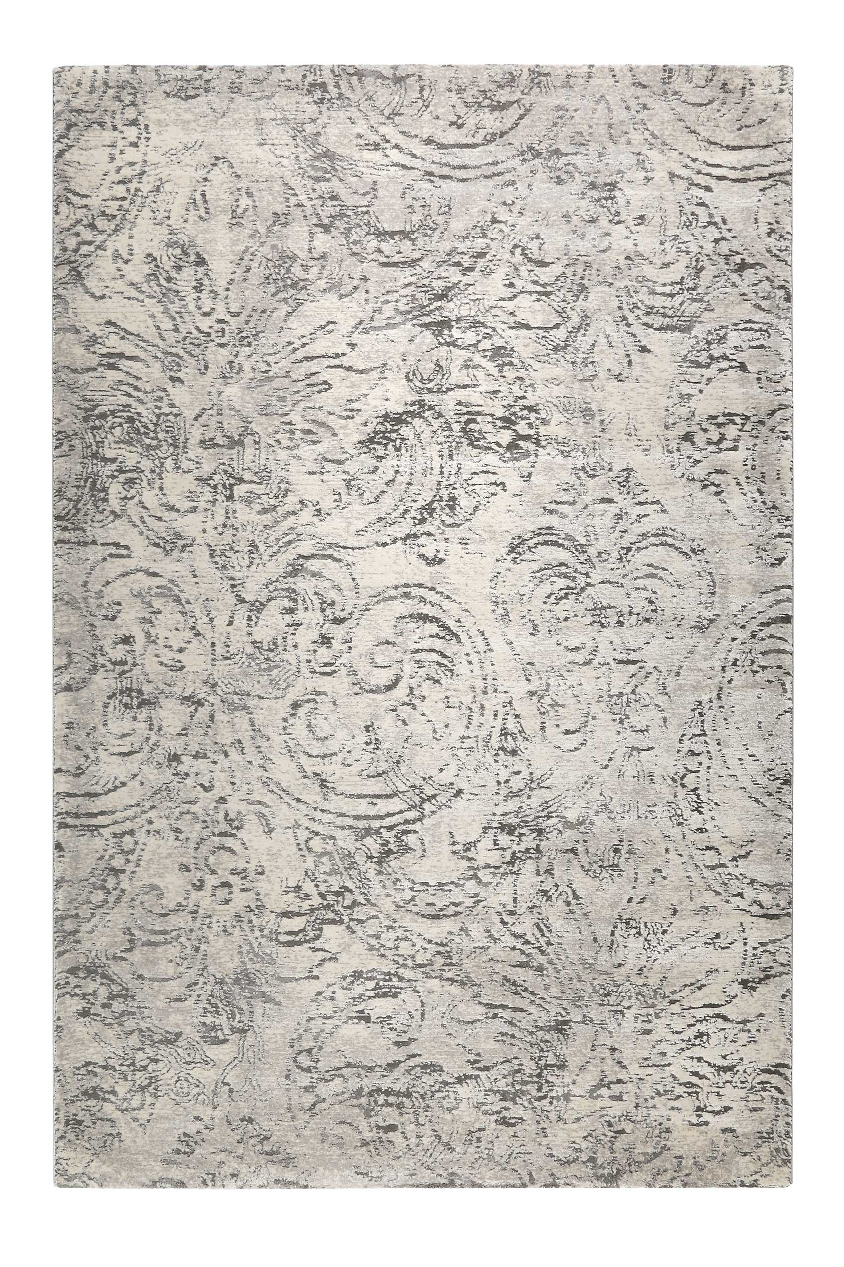 Esprit Teppich Weiß Grau Kurzflor "Elda"