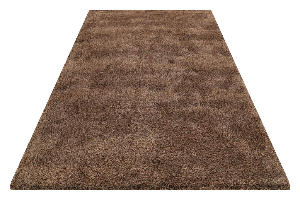 Esprit Wollteppich Braun meliert Hochflor "Essentials"