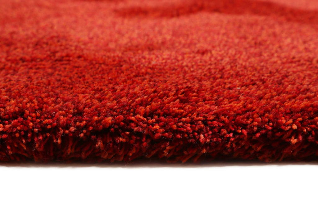 Esprit Wollteppich Rot meliert Hochflor "Ethnic Mix"