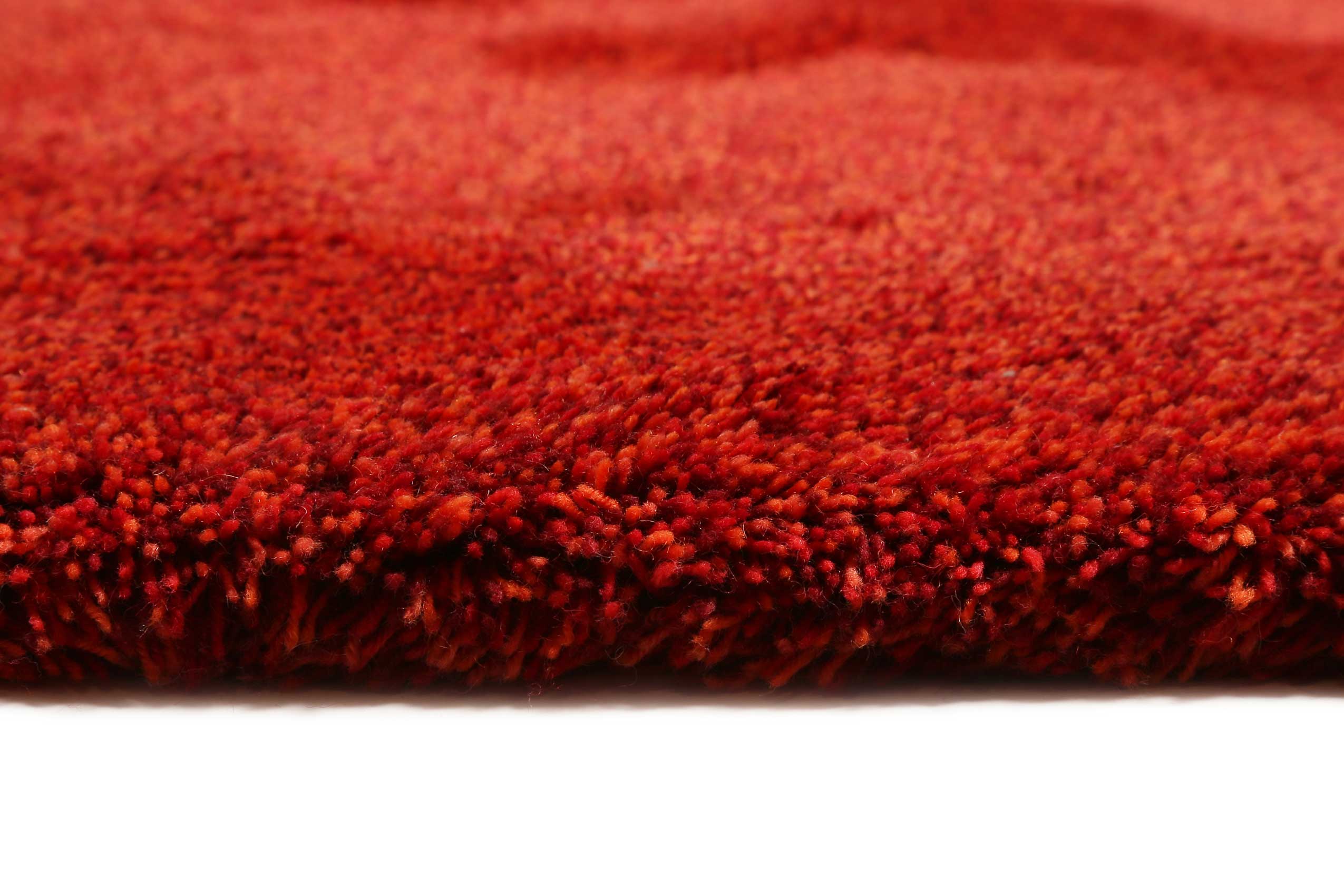 Esprit Wollteppich Rot meliert Hochflor "Ethnic Mix"