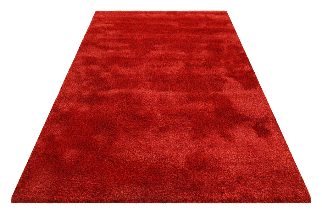 Esprit Wollteppich Rot meliert Hochflor "Ethnic Mix"