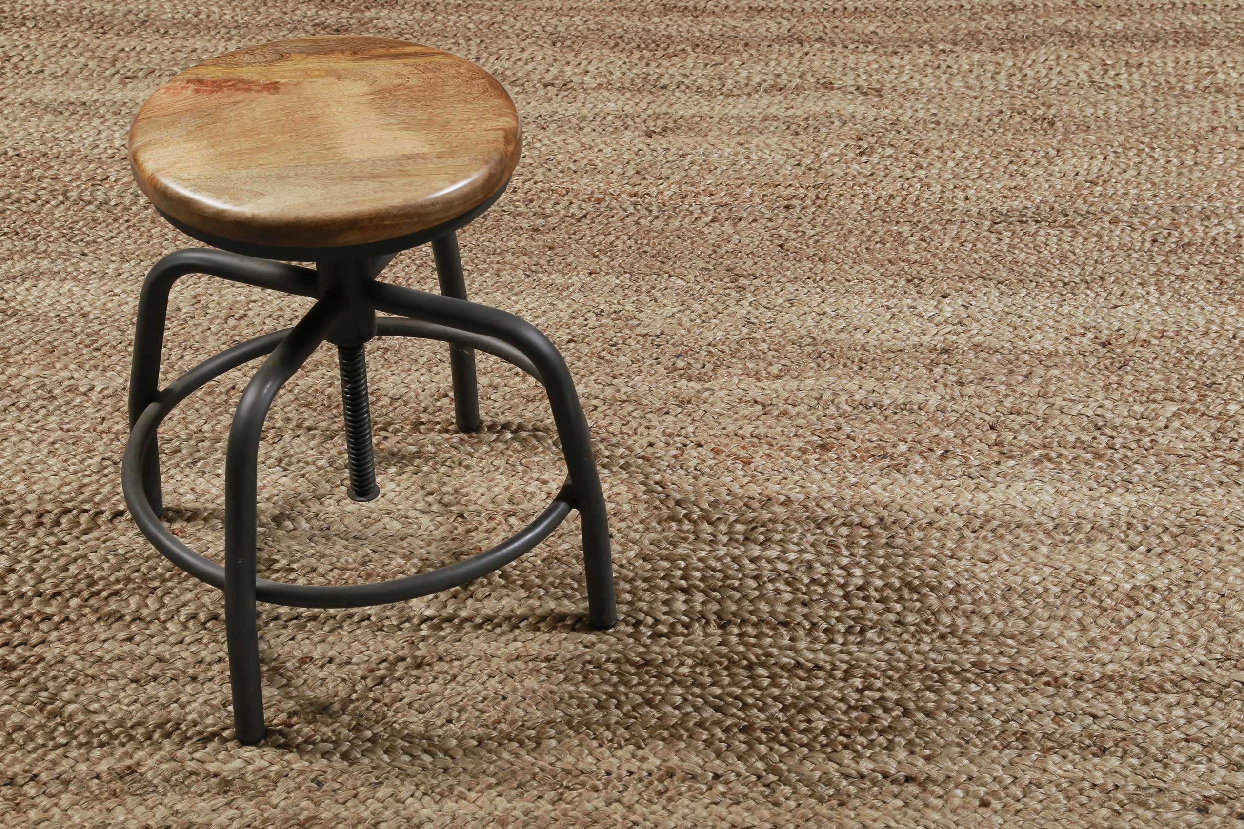 Esprit nachhaltiger Teppich Natur Braun aus Jute "Feel Nature"