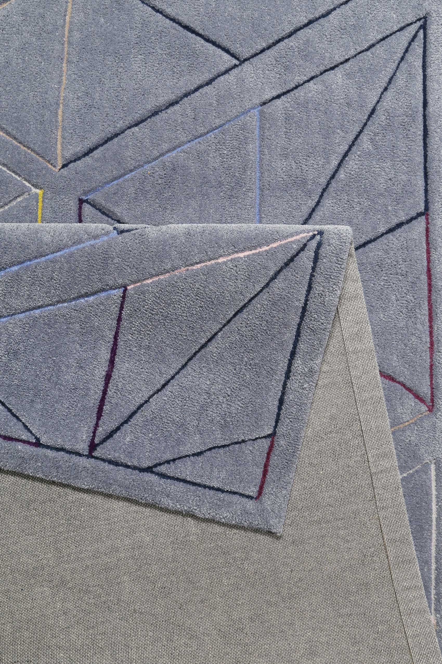 Esprit Teppich Grau Kurzflor "Function"