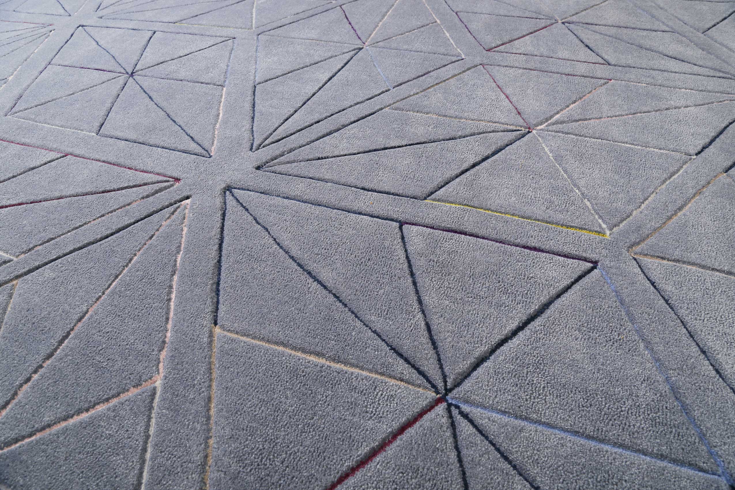 Esprit Teppich Grau Kurzflor "Function"