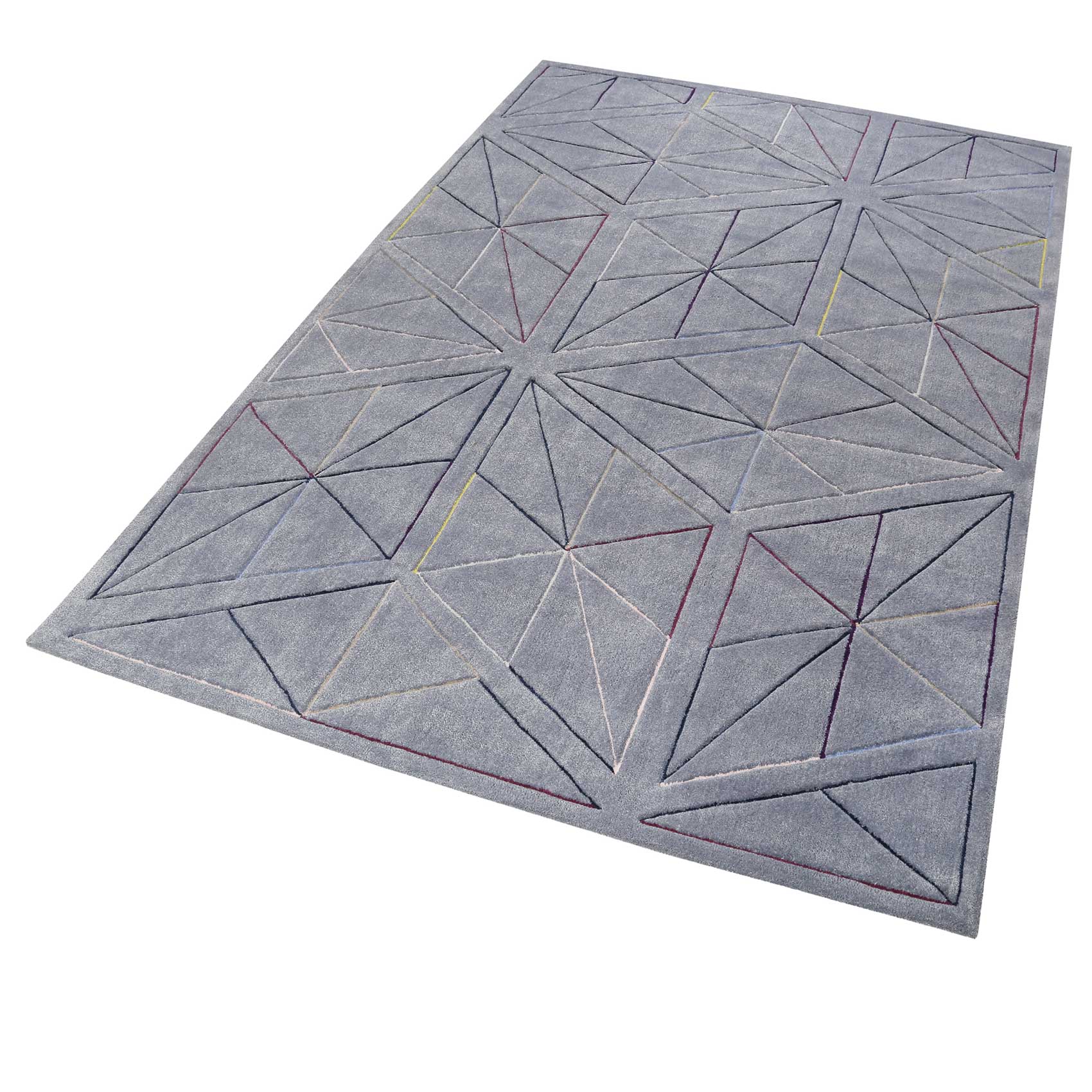 Esprit Teppich Grau Kurzflor "Function"