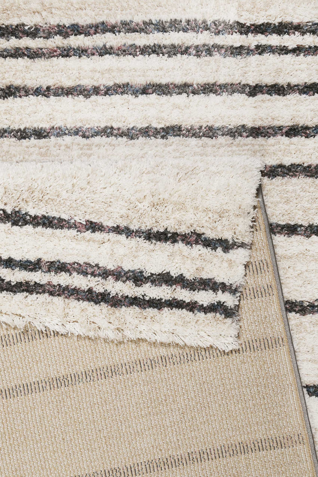 Esprit Teppich Creme Beige Hochflor "Gesa"