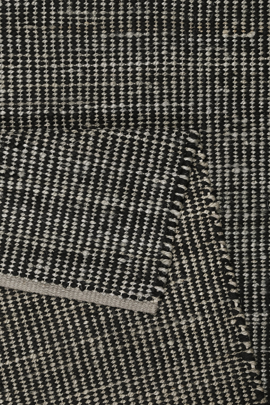 Esprit Kelim Teppich Grau Schwarz aus Jute & Wolle "Gobi"