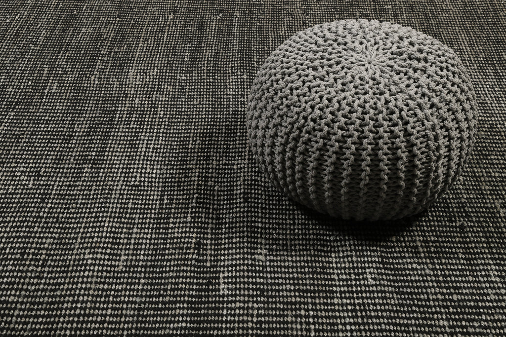 Esprit Kelim Teppich Grau Schwarz aus Jute & Wolle "Gobi"