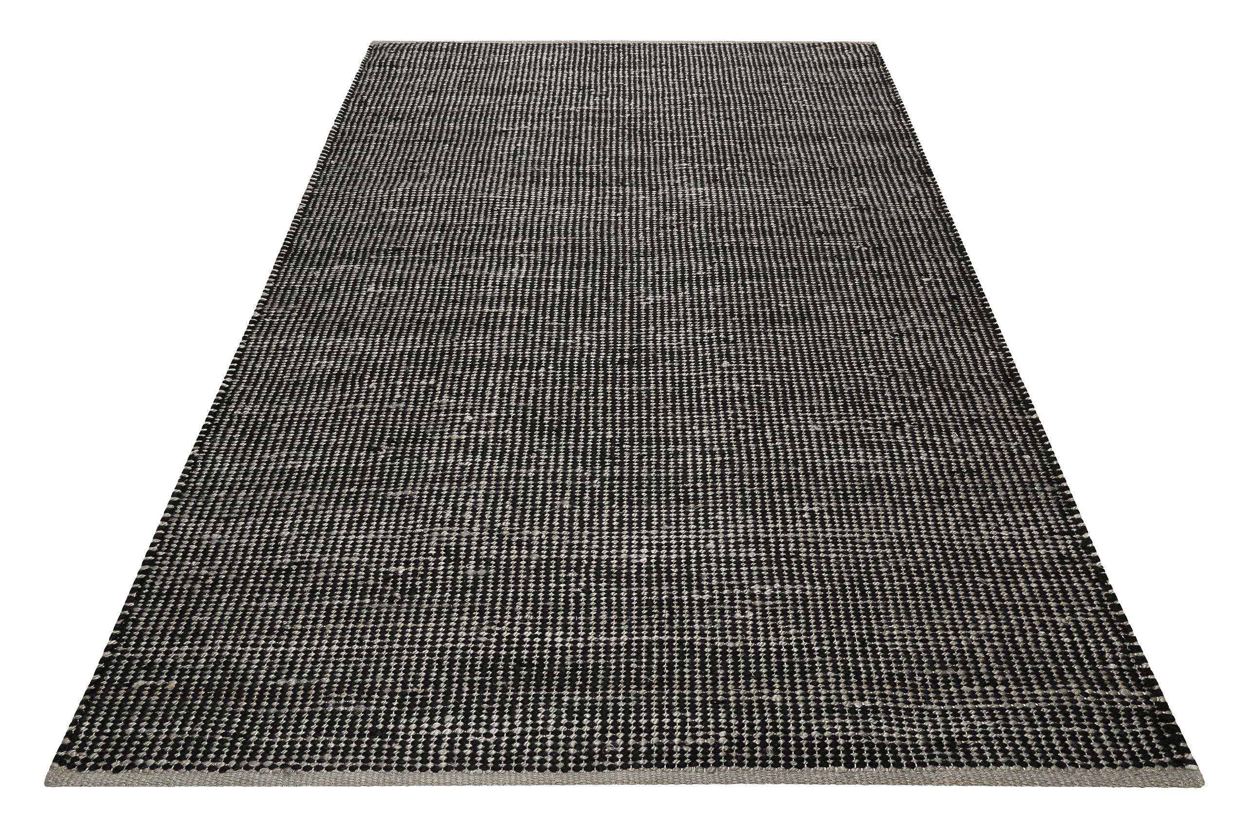 Esprit Kelim Teppich Grau Schwarz aus Jute & Wolle "Gobi"