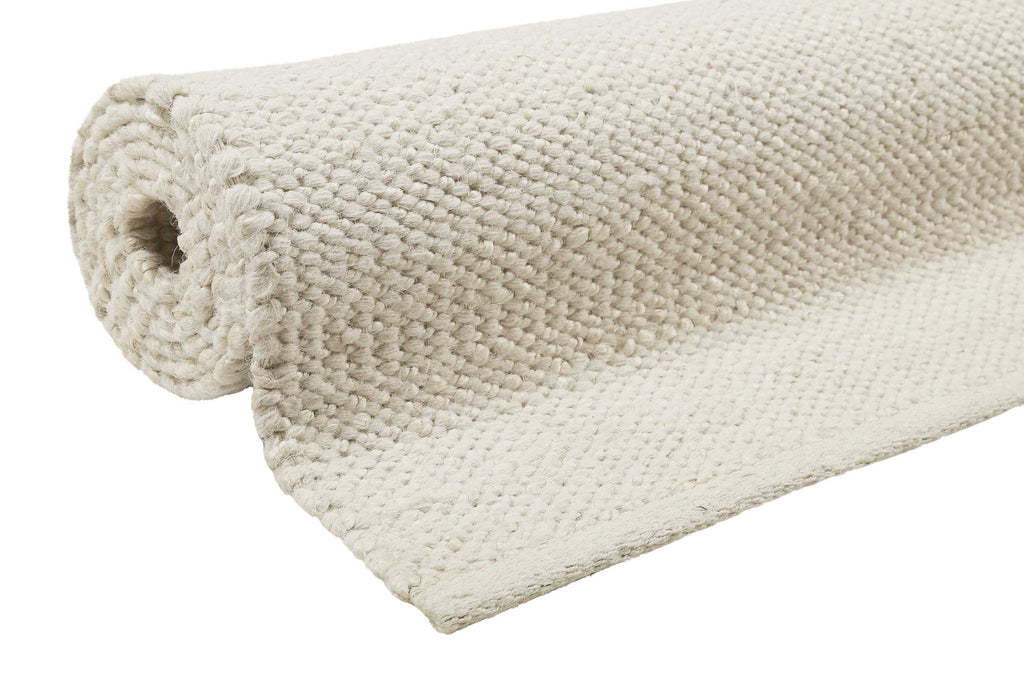Esprit Kelim Teppich Creme Weiß aus Jute & Wolle "Gobi"