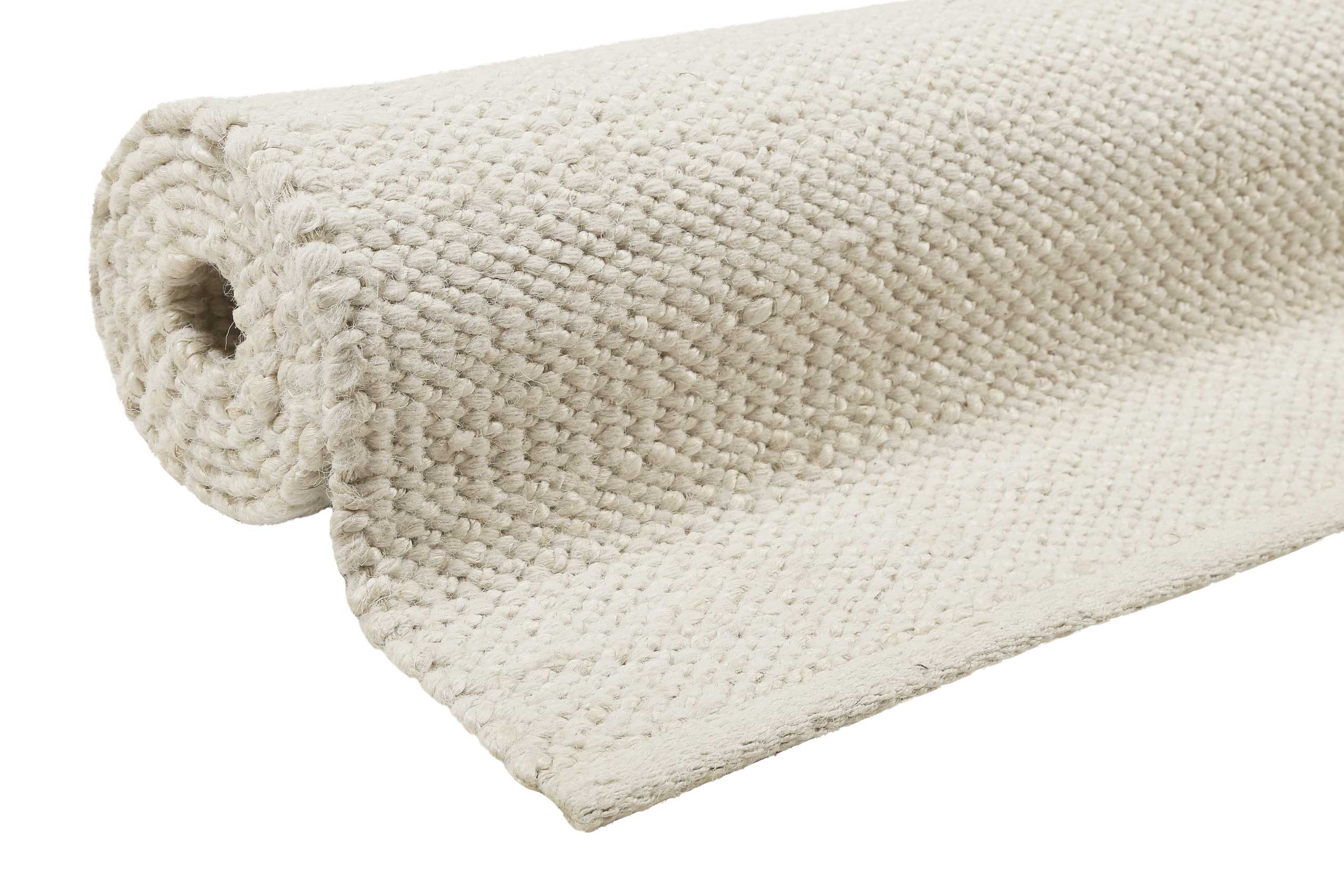 Esprit Kelim Teppich Creme Weiß aus Jute & Wolle "Gobi"