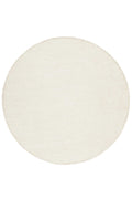 Esprit Kelim Teppich Rund Creme Weiß aus Jute & Wolle "Gobi"