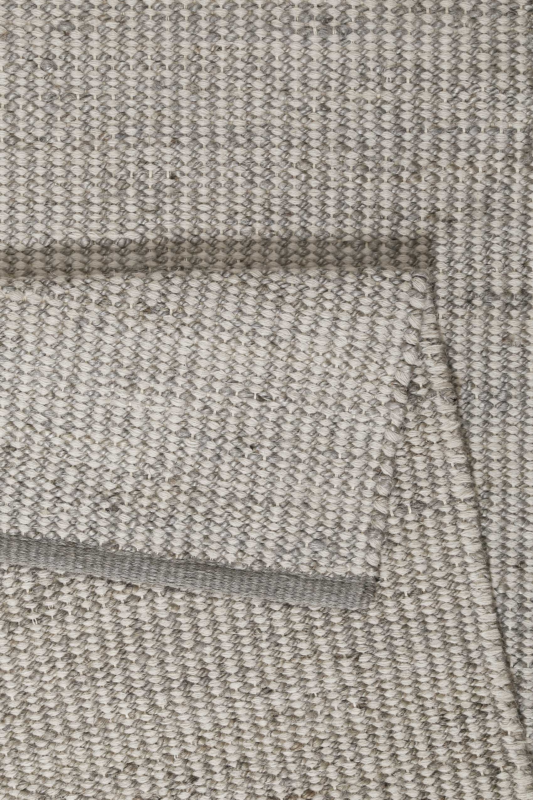 Esprit Kelim Teppich Grau Creme aus Jute & Wolle "Gobi"