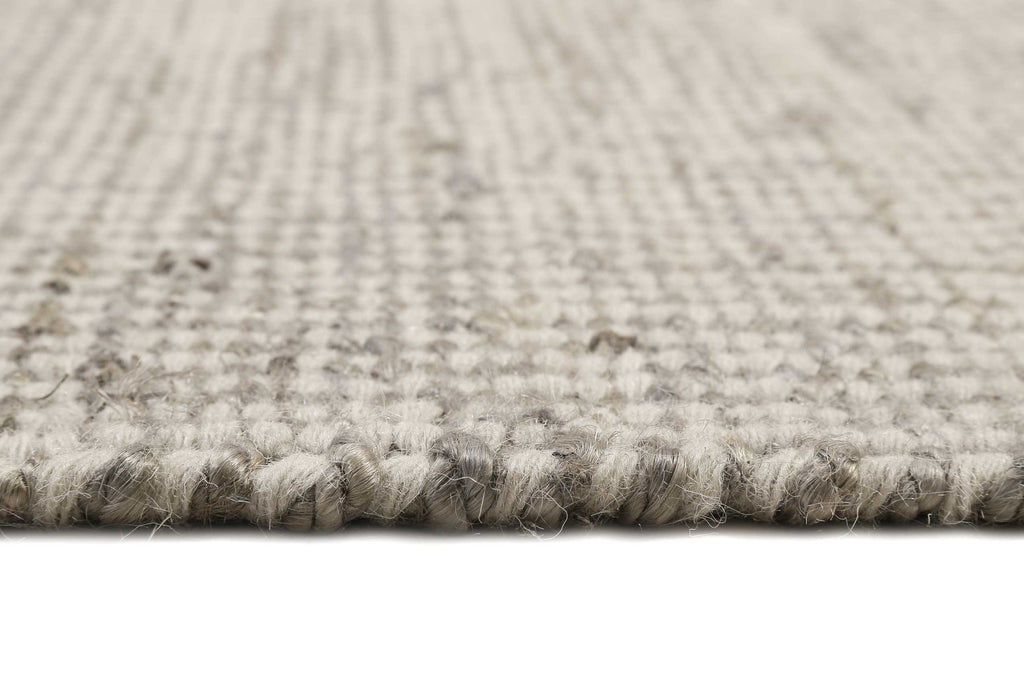 Esprit Kelim Teppich Grau Creme aus Jute & Wolle "Gobi"