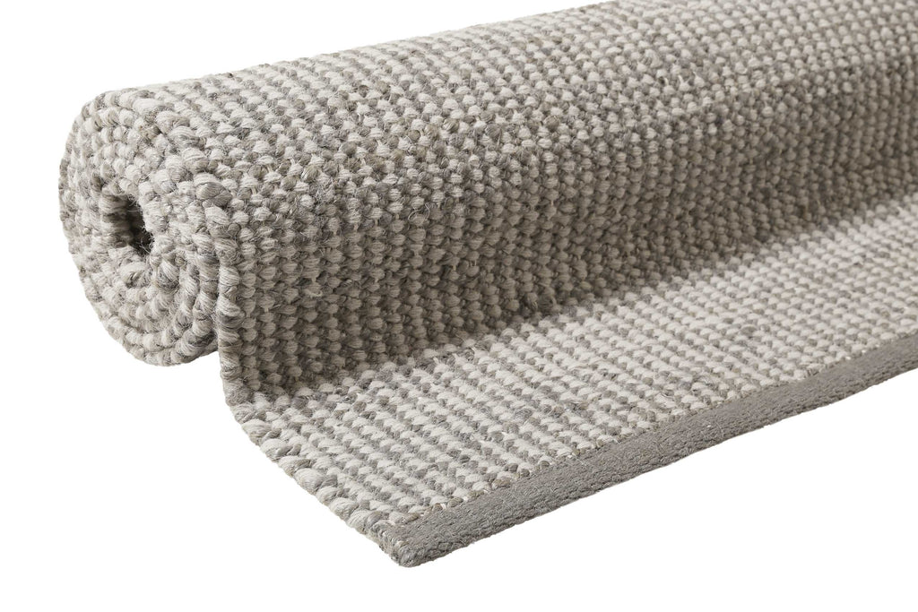 Esprit Kelim Teppich Grau Creme aus Jute & Wolle "Gobi"