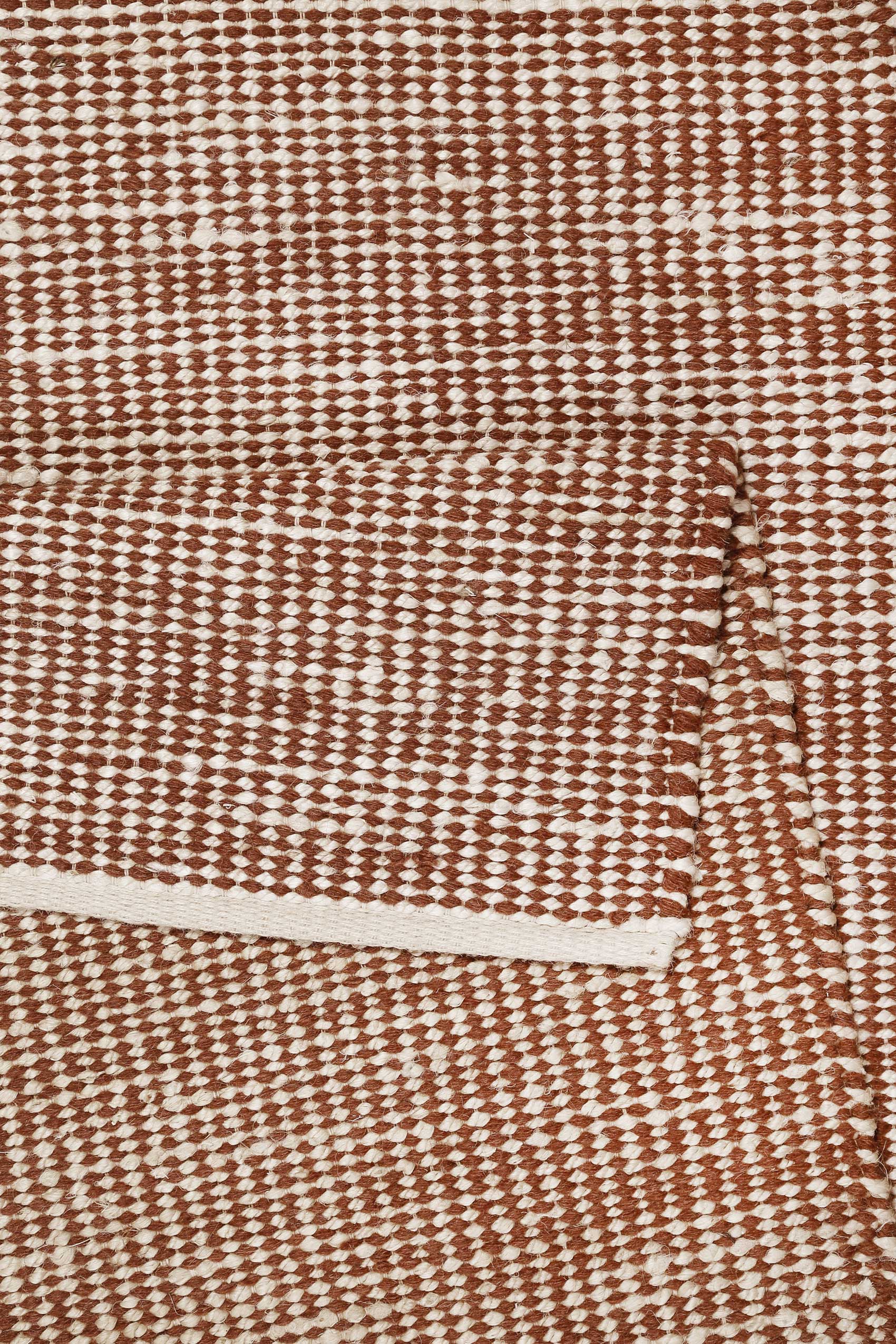 Esprit Kelim Teppich Rotbraun Beige aus Jute & Wolle "Gobi"