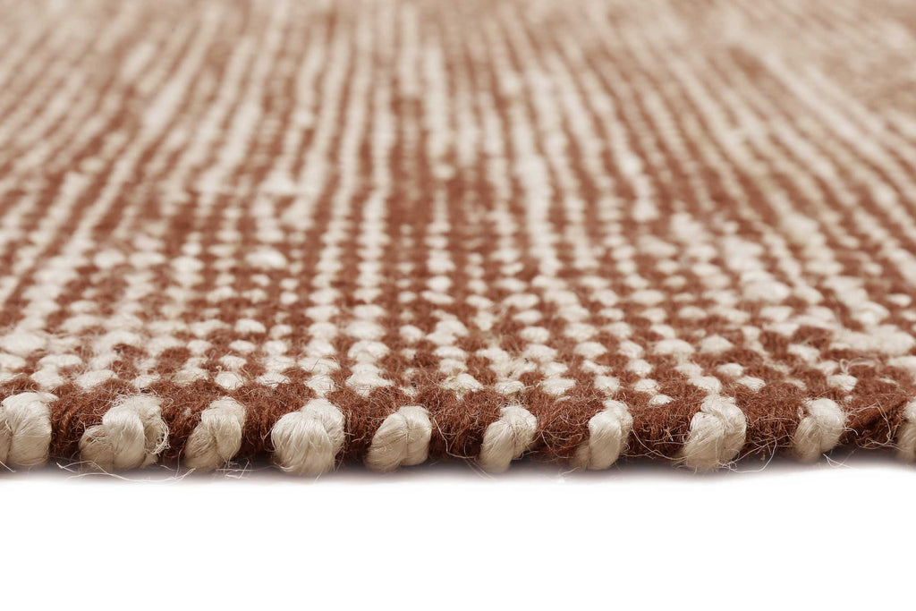 Esprit Kelim Teppich Rotbraun Beige aus Jute & Wolle "Gobi"
