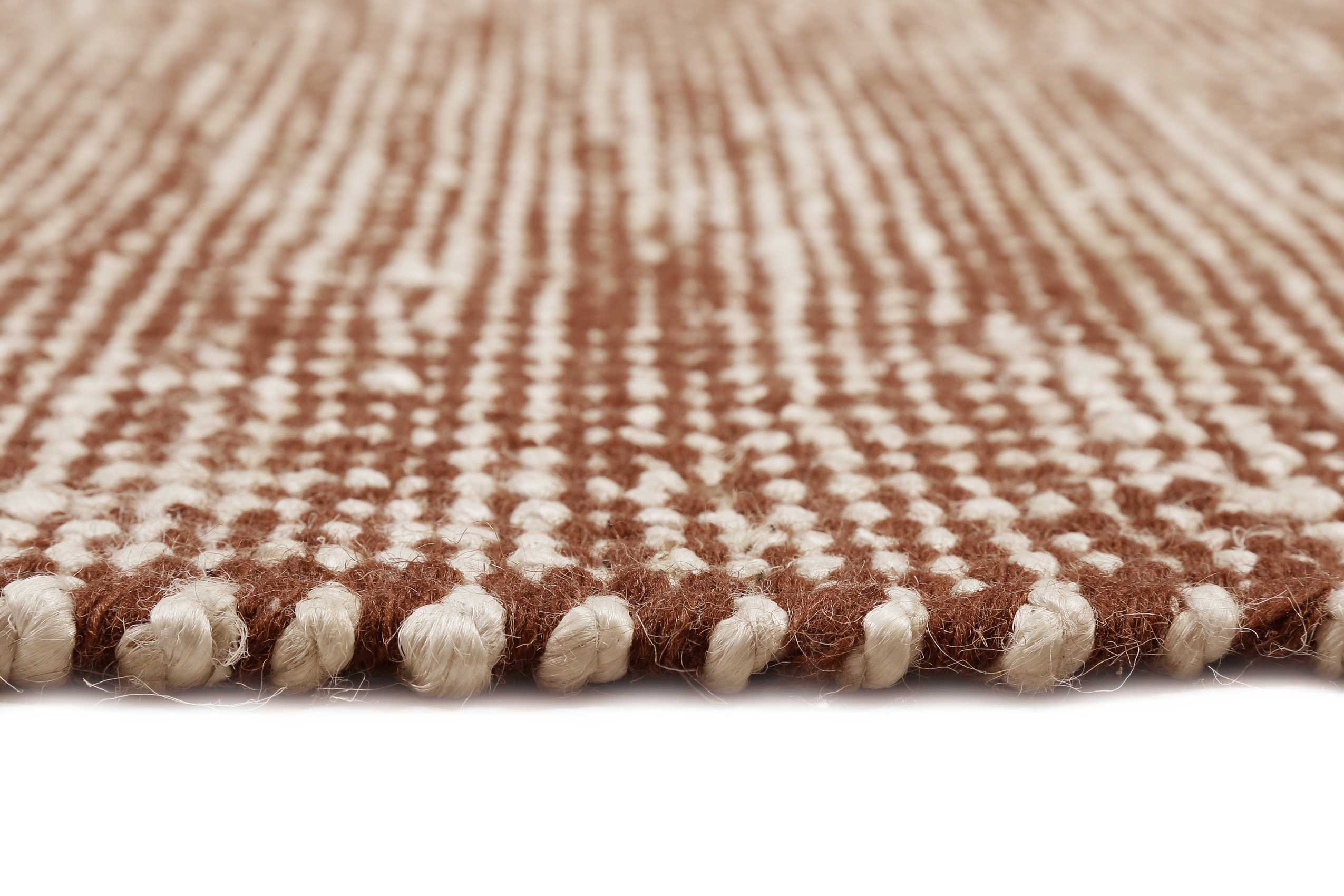 Esprit Kelim Teppich Rotbraun Beige aus Jute & Wolle "Gobi"
