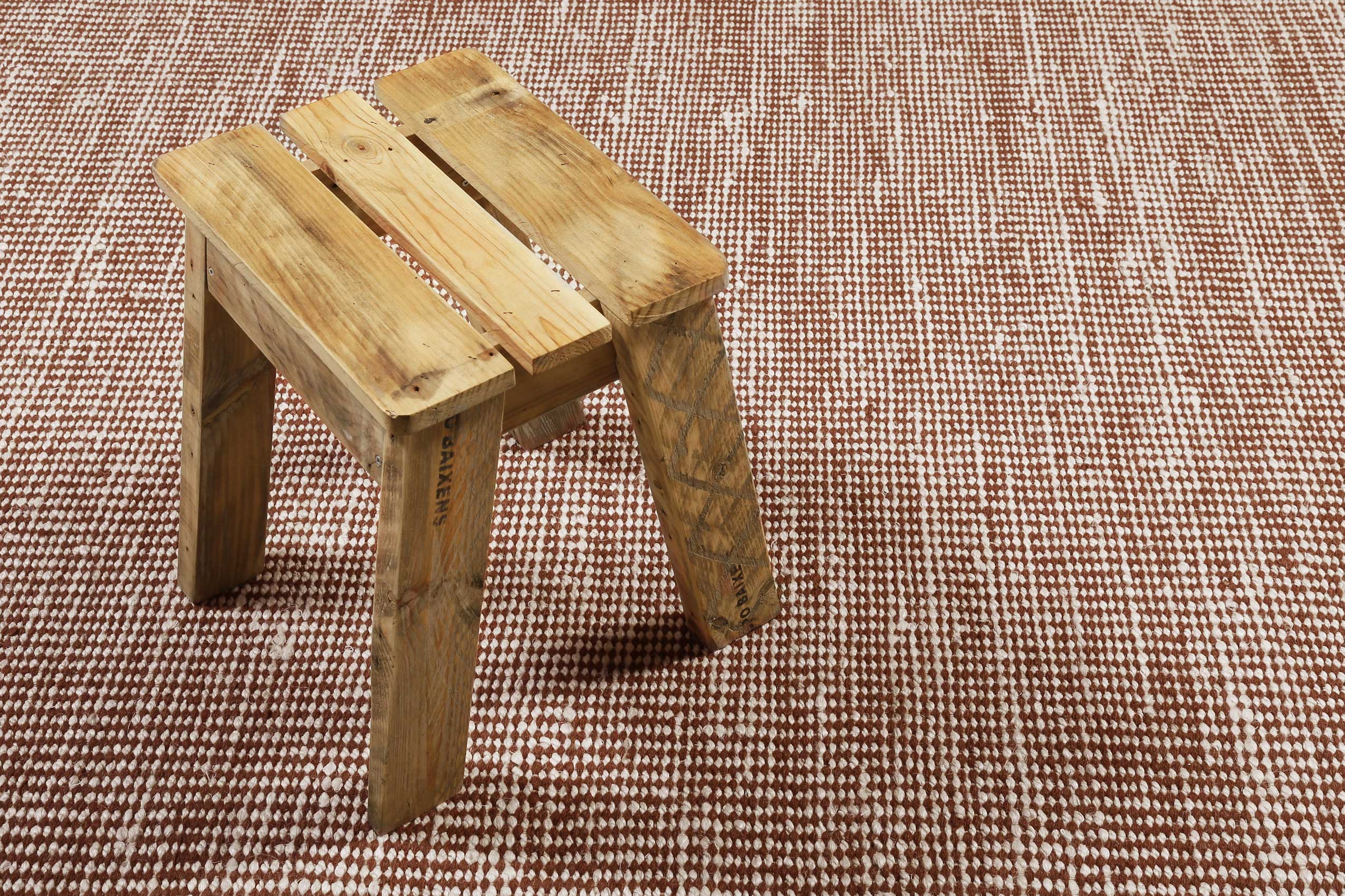 Esprit Kelim Teppich Rotbraun Beige aus Jute & Wolle "Gobi"