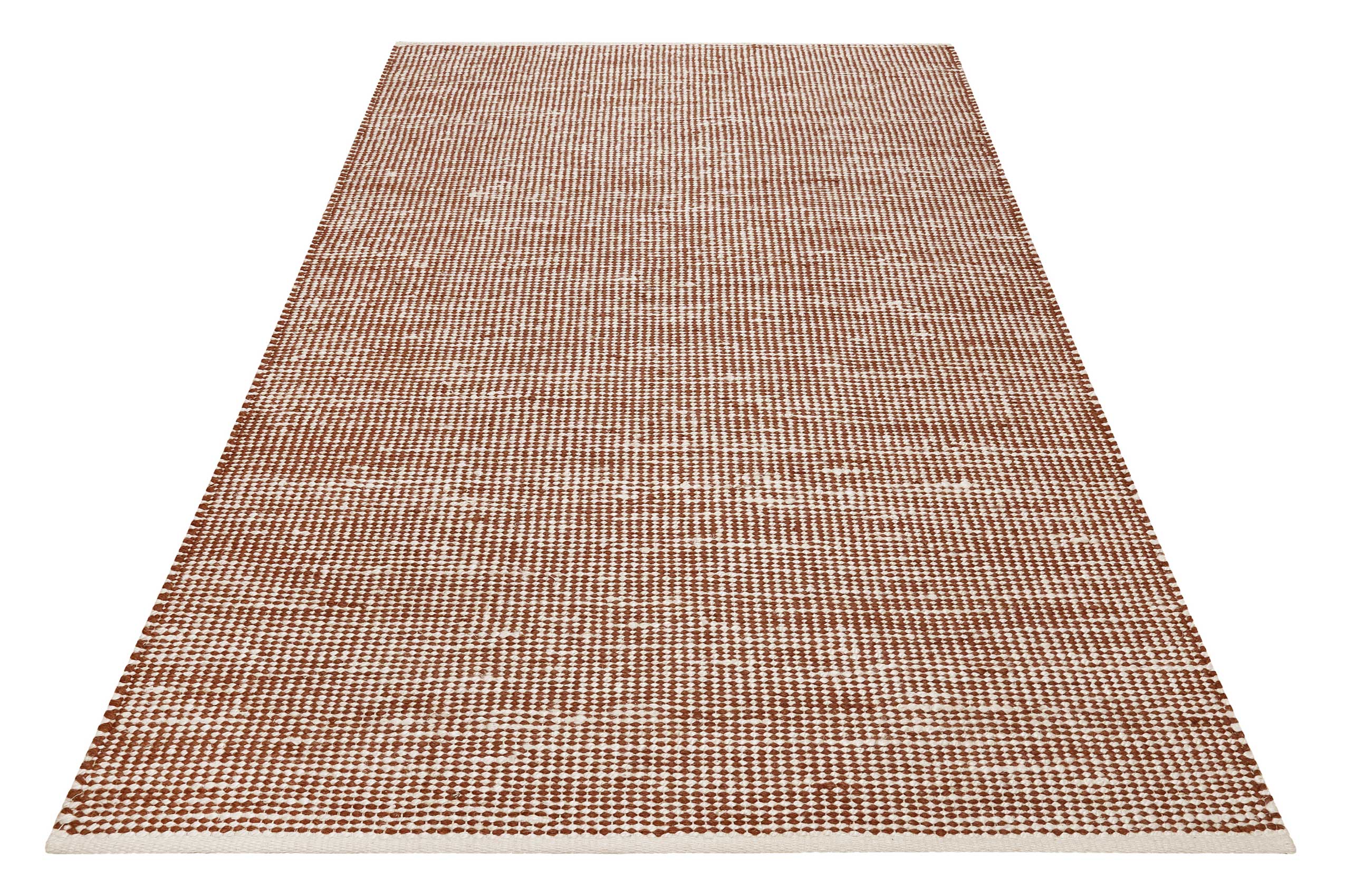 Esprit Kelim Teppich Rotbraun Beige aus Jute & Wolle "Gobi"