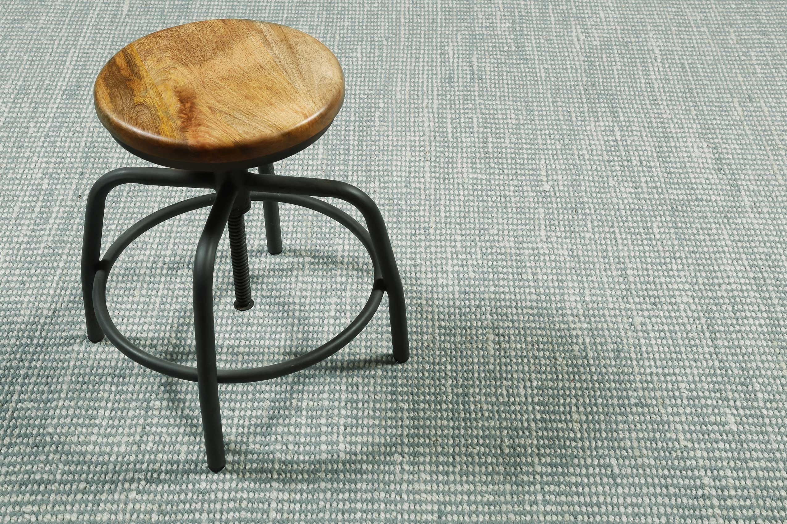 Esprit Kelim Teppich Mintgrün Beige aus Jute & Wolle "Gobi"