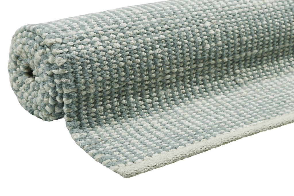 Esprit Kelim Teppich Mintgrün Beige aus Jute & Wolle "Gobi"