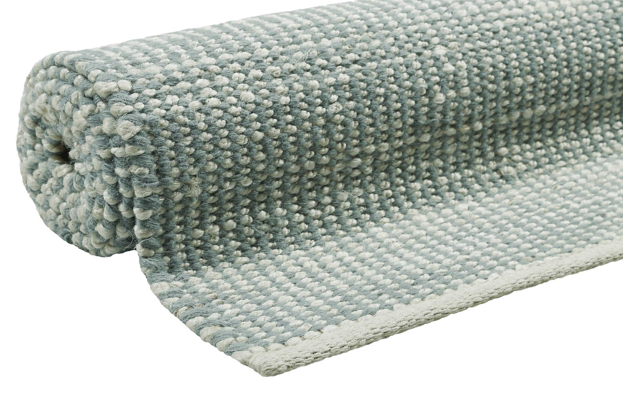 Esprit Kelim Teppich Mintgrün Beige aus Jute & Wolle "Gobi"