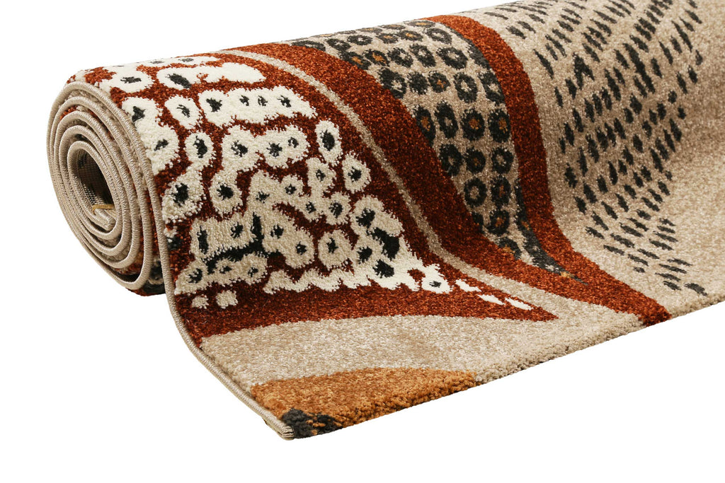 Esprit Teppich Sand Braun Terra Kurzflor "Hazel"
