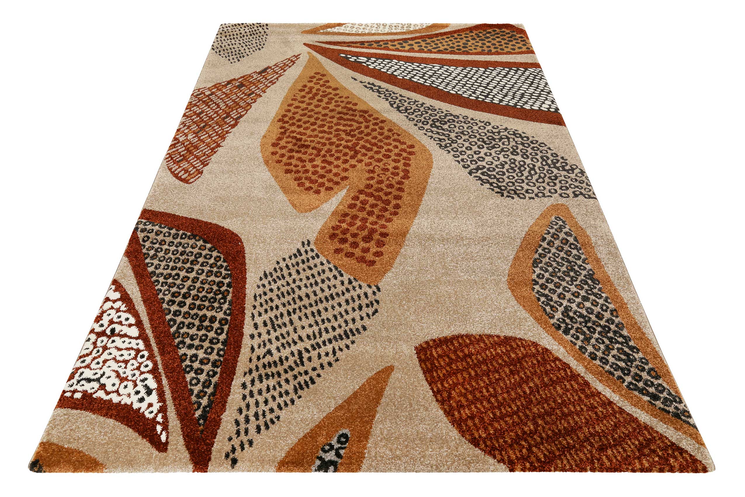Esprit Teppich Sand Braun Terra Kurzflor "Hazel"
