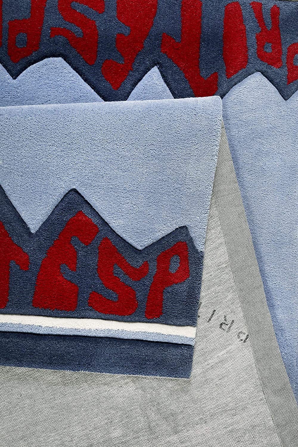Esprit Kinderteppich Blau Grau "Heli rescue"