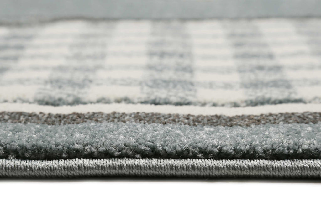 Esprit Kinderteppich Grau Blau "Henry"