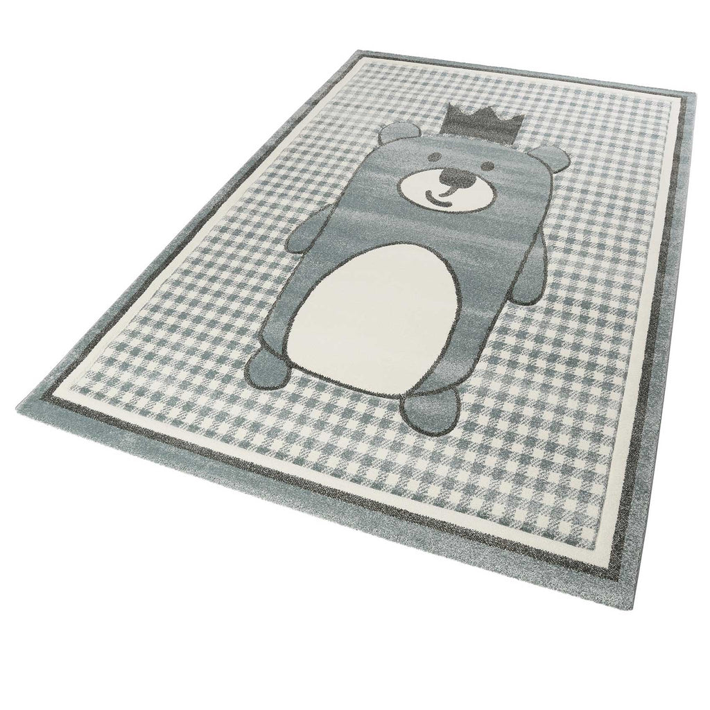 Esprit Kinderteppich Grau Blau "Henry"