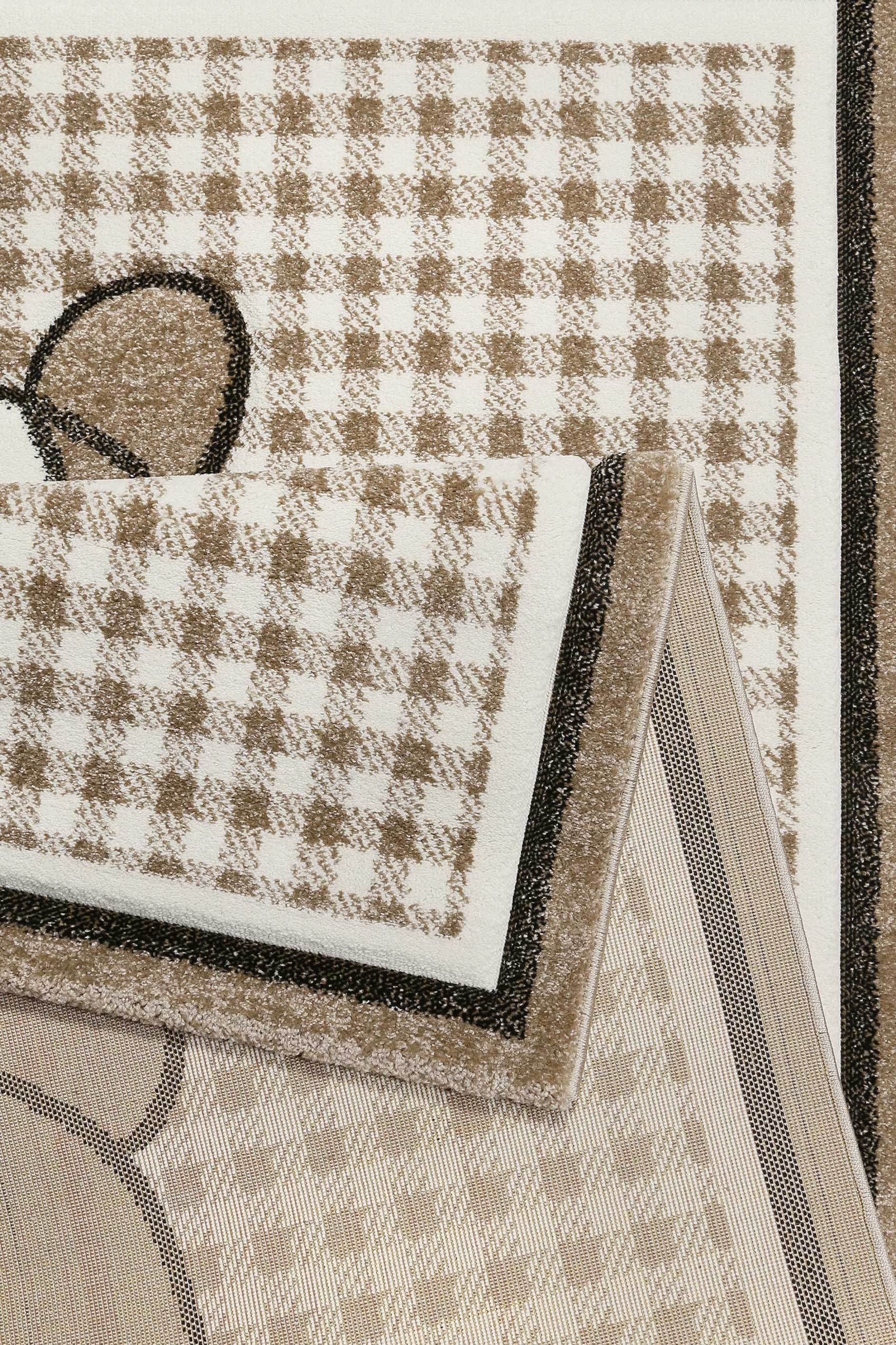 Esprit Kinderteppich Beige Braun "Henry"