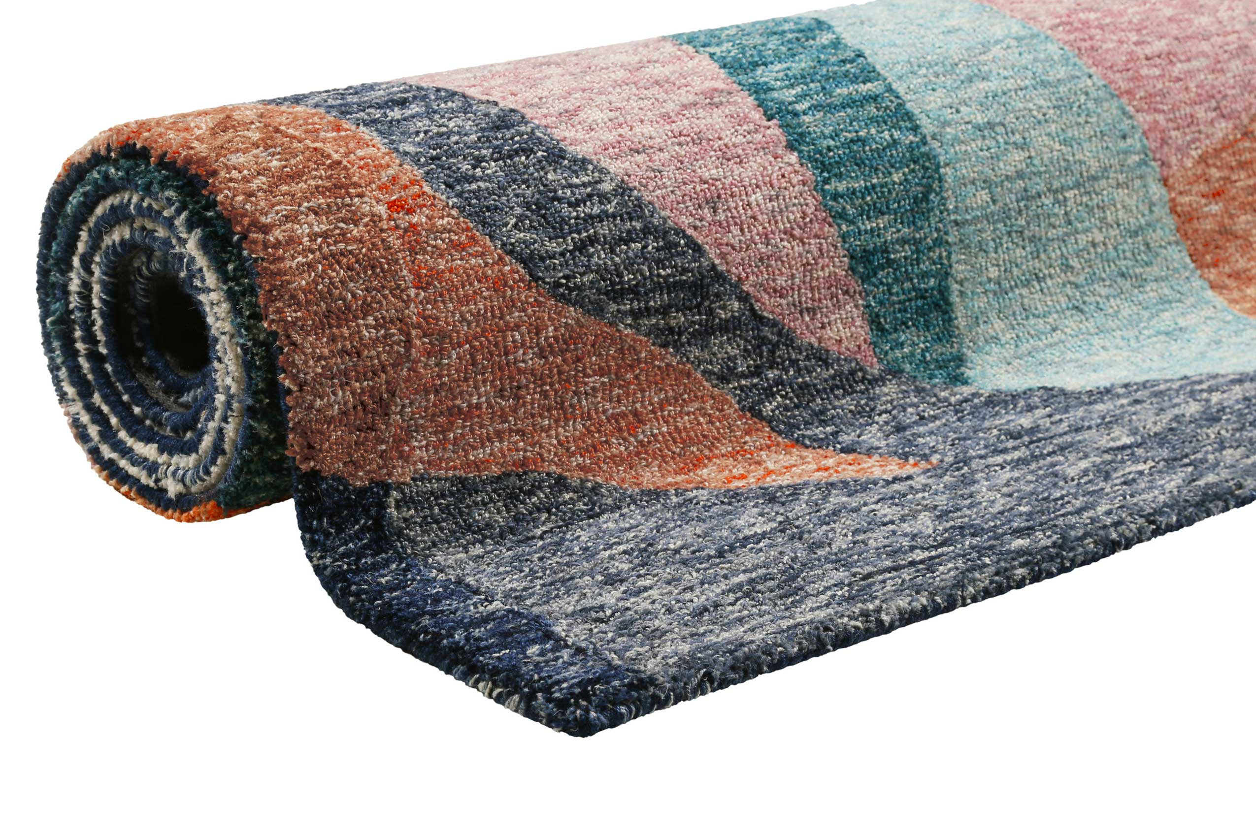 Esprit Kurzflor Teppich Bunt "Hills"