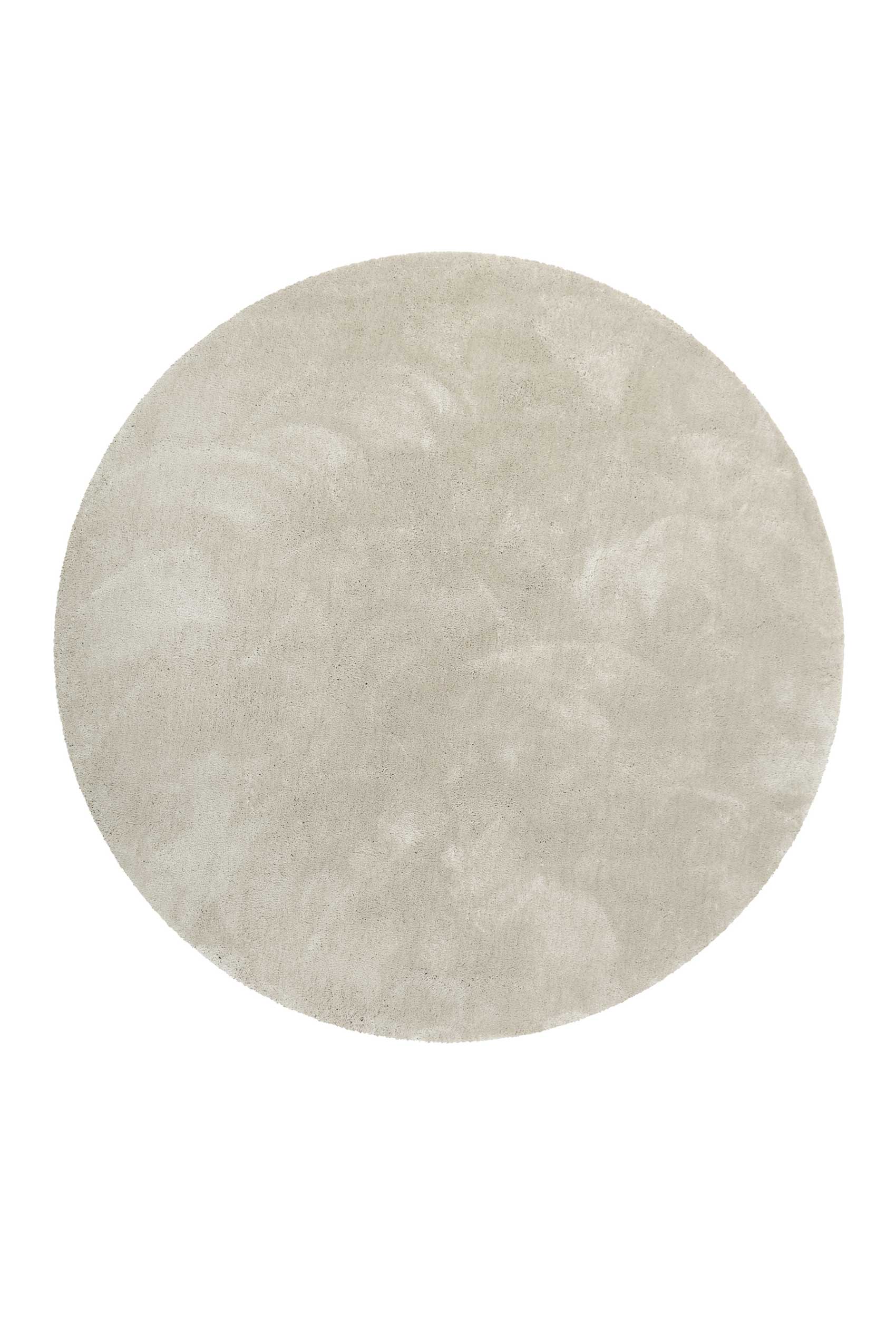 Esprit Teppich Rund Creme Beige Hochflor "Relaxx"