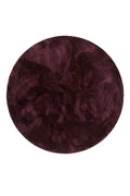 Esprit Teppich Rund Bordeaux Rot Hochflor "Relaxx"