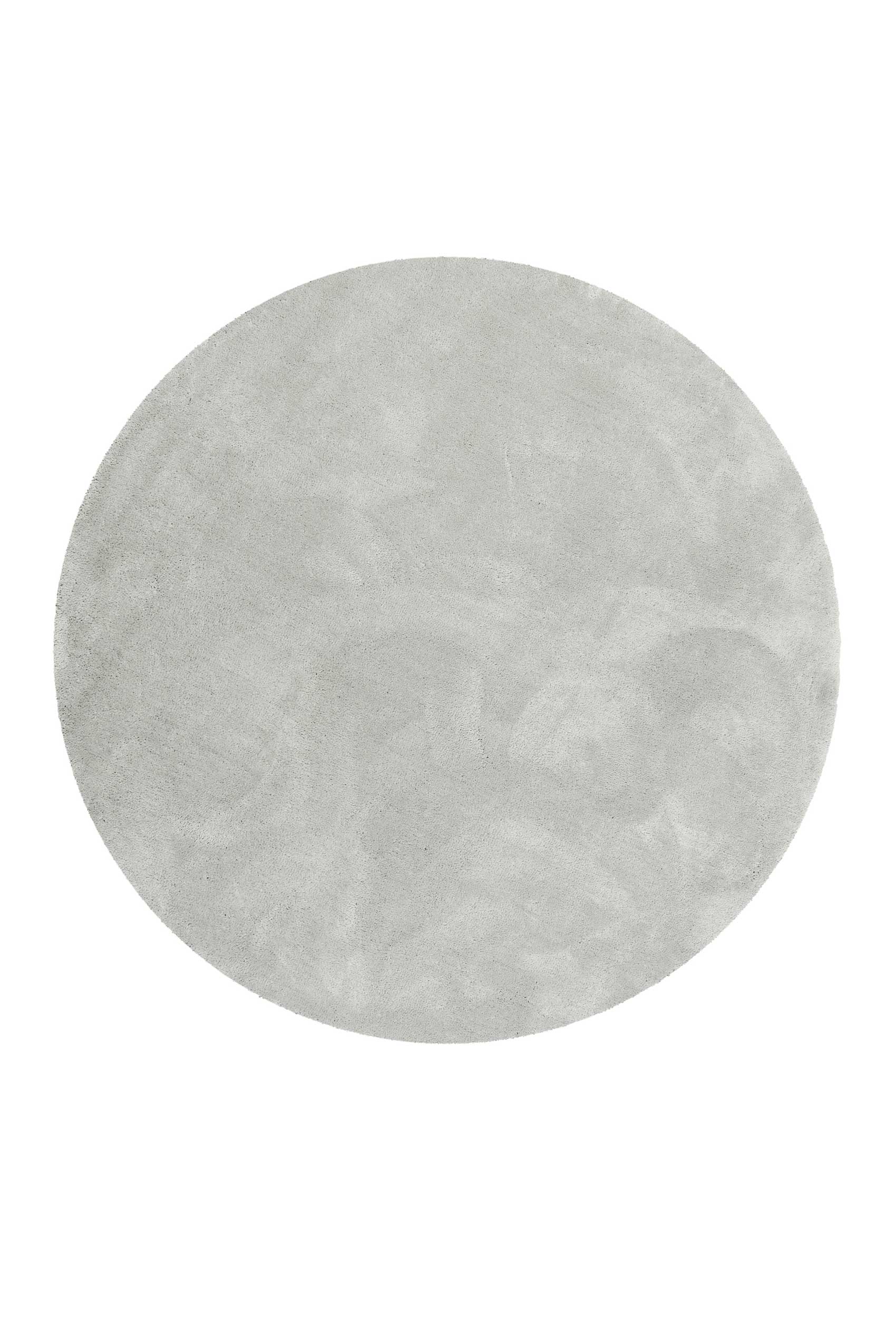 Esprit Teppich Rund Hellgrau Hochflor "Relaxx"
