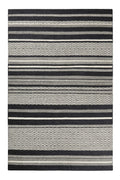 Esprit Kelim Teppich Schwarz Beige aus Wolle "Hudson"