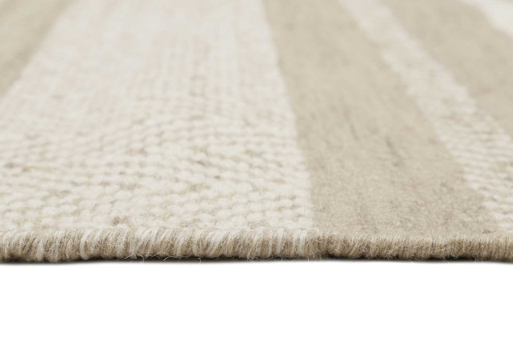 Esprit Kelim Teppich Beige Sand aus Wolle "Hudson"