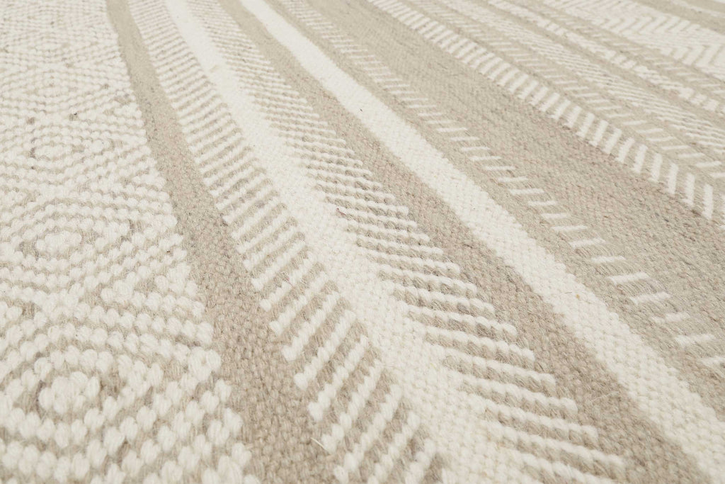Esprit Kelim Teppich Beige Sand aus Wolle "Hudson"
