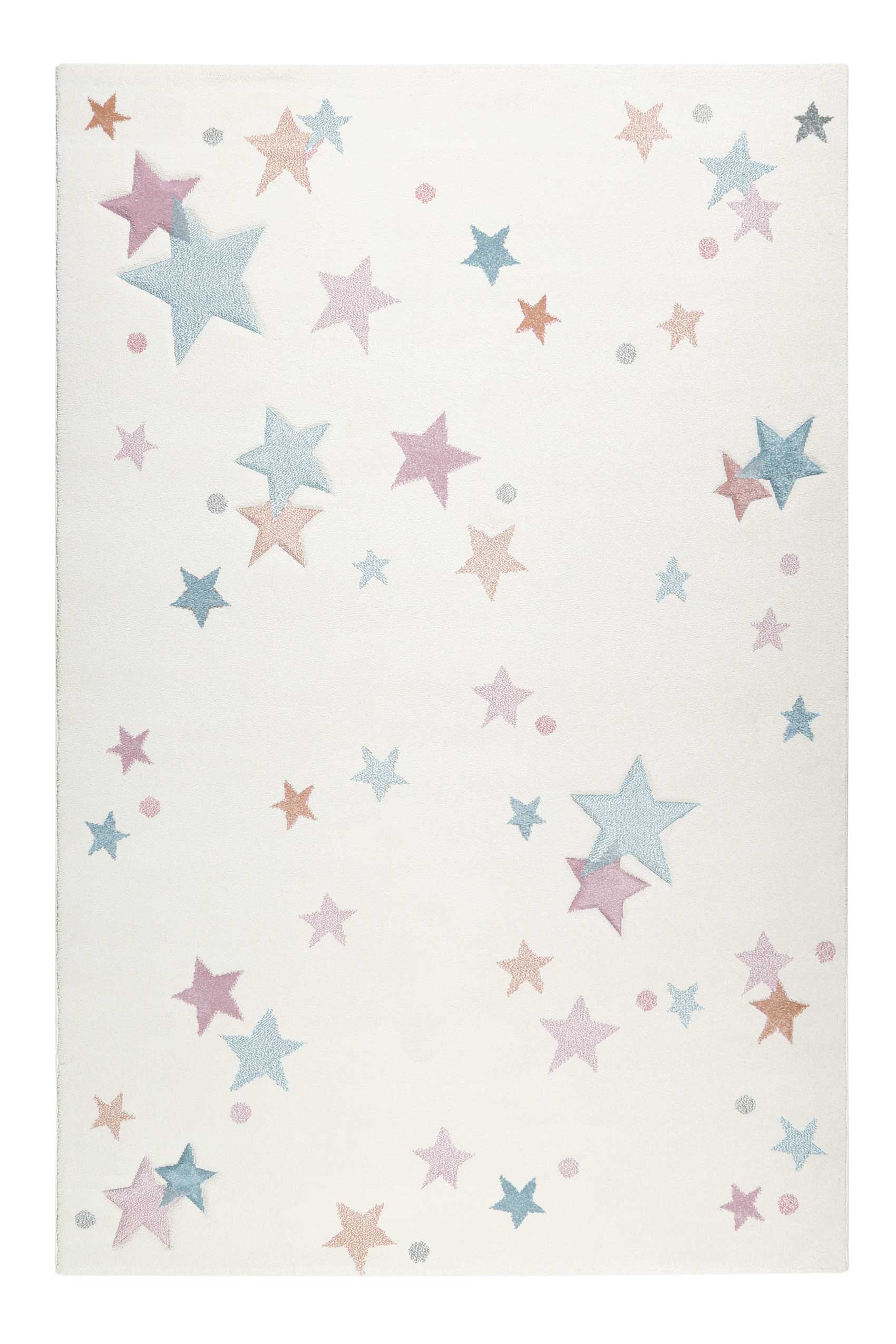 Esprit Kinderteppich beige rosa grau blau "Jonne"