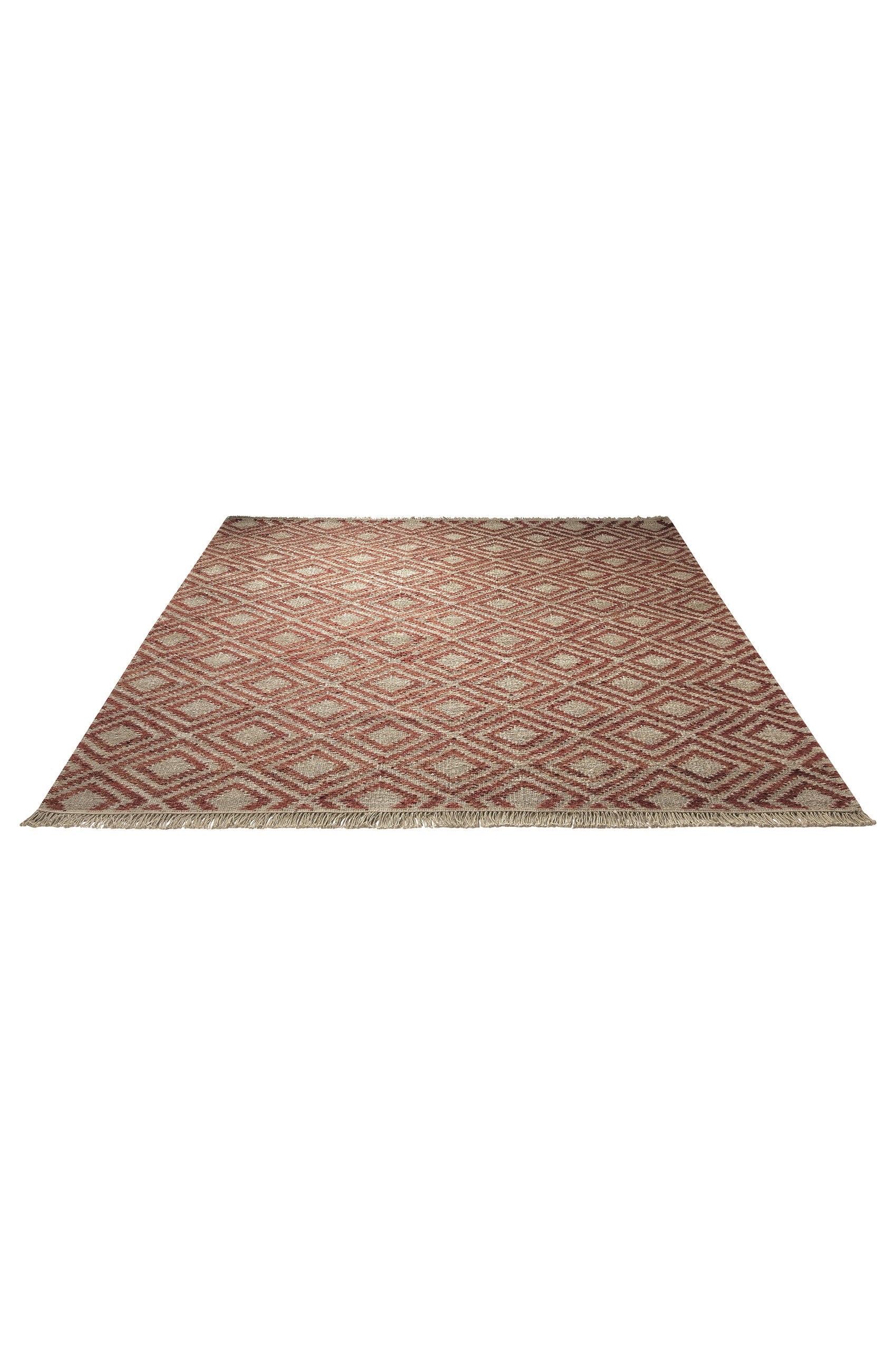 Esprit Kelim Teppich Beige Rot "Simple"