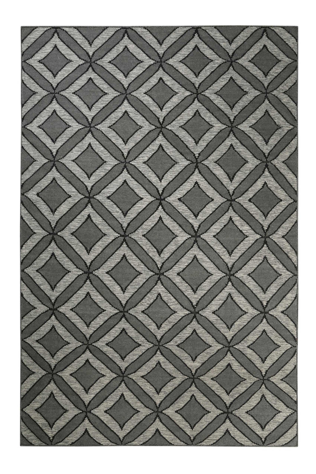 Esprit Kelim Teppich Grau aus Wolle "Kian"