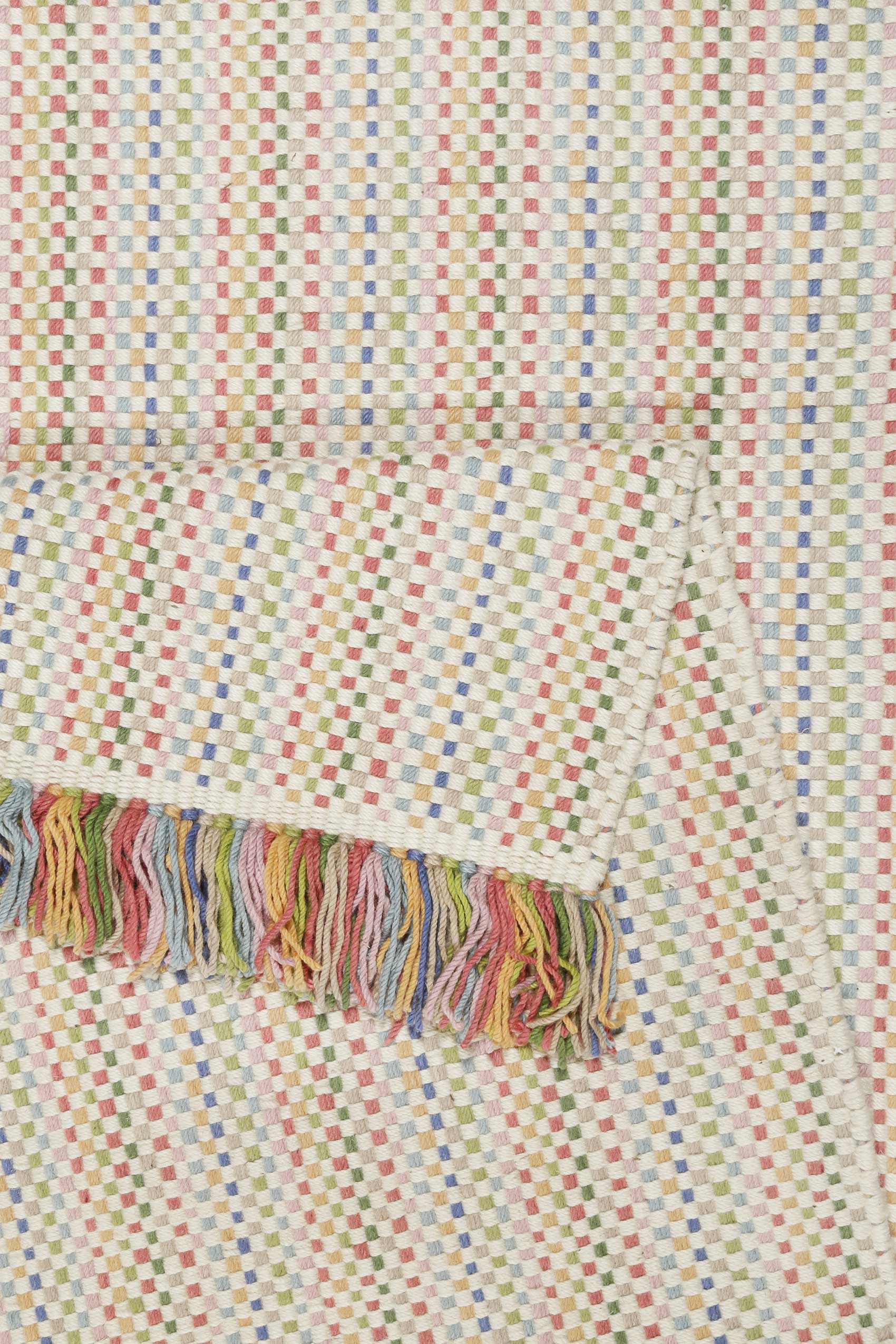 Esprit Kelim Teppich Bunt aus Wolle "Kids Durrie"